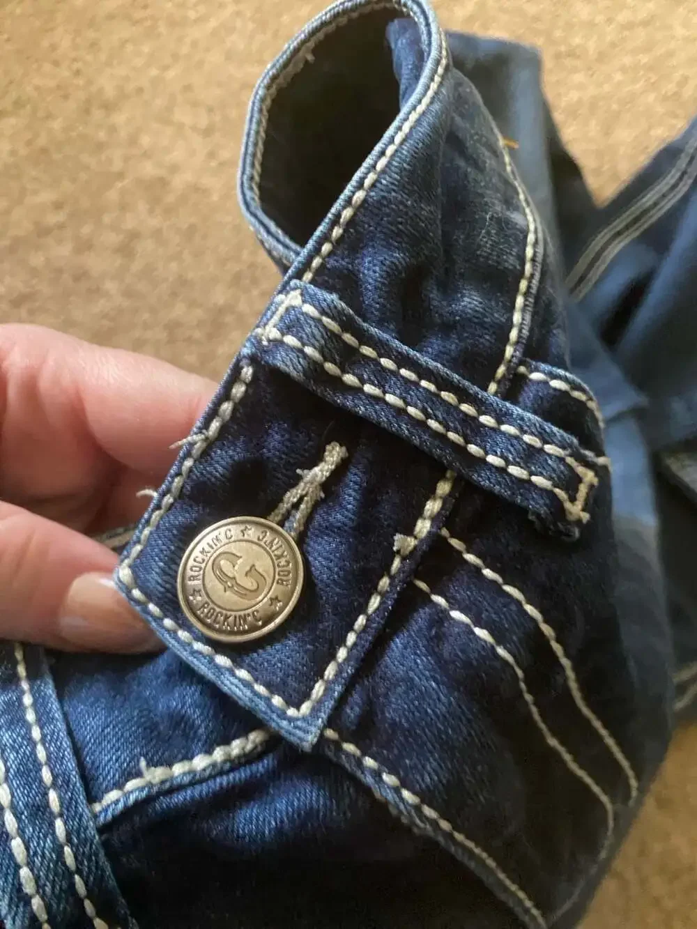 Rockin C blue denim